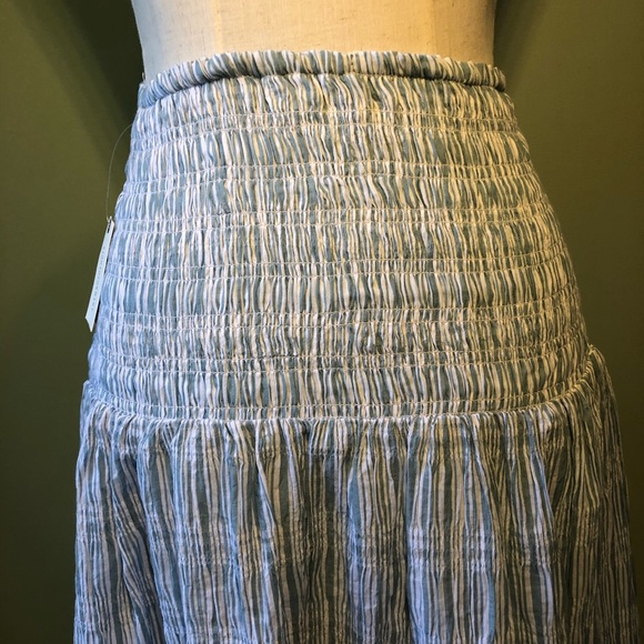 Anthropologie Karyn Smocked Midi Skirt - Picture 12 of 15